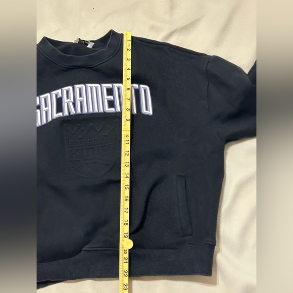 Sacramento Kings Embossed Crewneck Sweater by Authmade - S - Picture 12 of 14